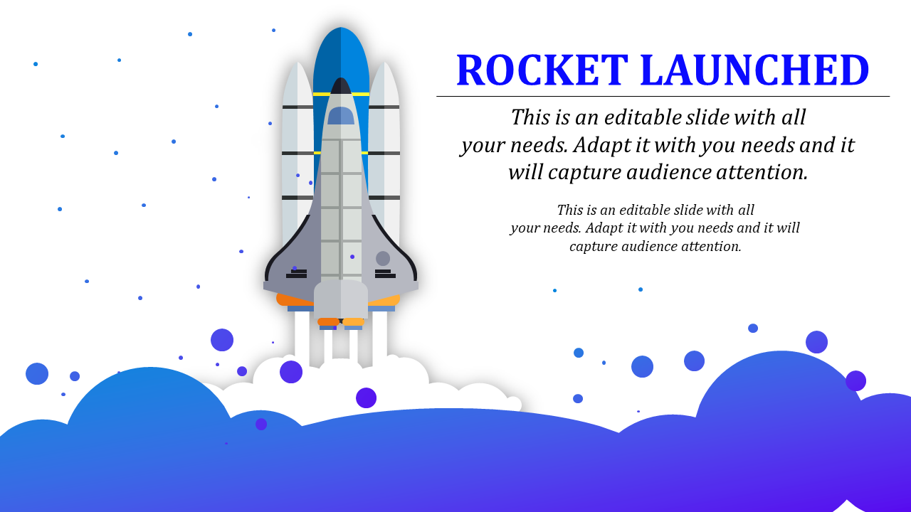 rocket launched powerpoint template-rocket launched